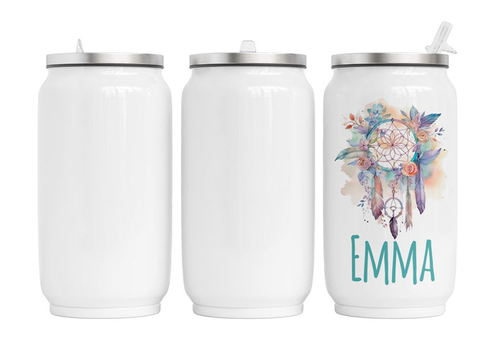 Personalisierte Thermo-Edelstahl Trinkdose  Traumfänger