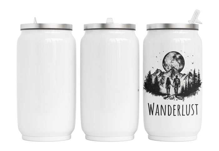Personalisierte Thermo-Edelstahl Trinkdose  Wandern