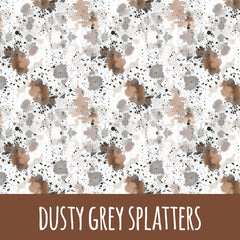 dusty grey splatters Vorbestellung (Stoffart wählbar)