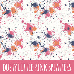 dusty little pink splatters Vorbestellung (Stoffart wählbar)