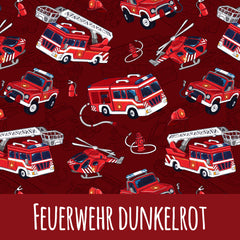 Feuerwehr dunkelrot Bio Jersey