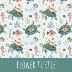 flower turtle Bio Jersey 32cm Stoffrest 18,1€/m