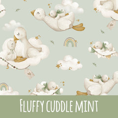 fluffy cuddle mint Bio Jersey 70cm Stoffrest 18,1€/m