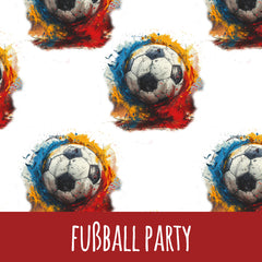 Fußball Party Vorbestellung (Stoffart wählbar)
