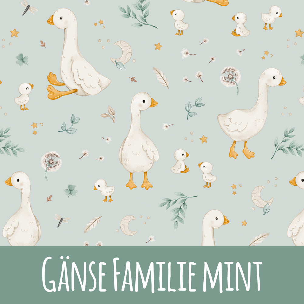 Gänsefamilie mint Bio Jersey