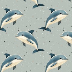 happy dolphin Bio Jersey 27cm Stoffrest 18,1€/m