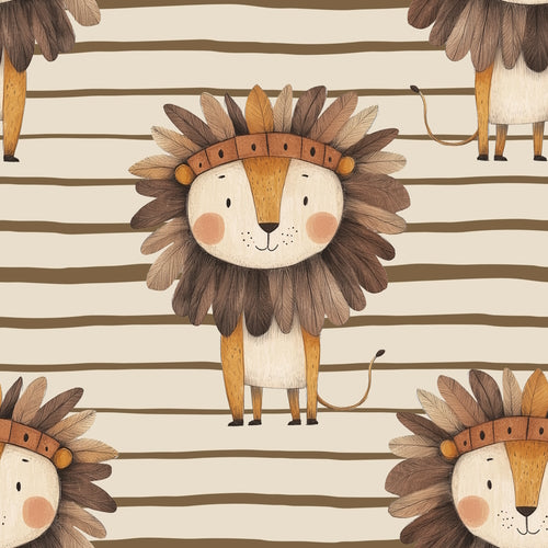 happy lion sand Musselin