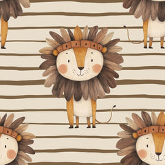 happy lion sand Musselin