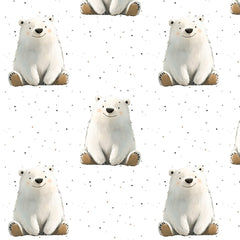 happy polar bear salt Bio Jersey 38cm Stoffrest 18,1€/m