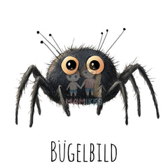 Bügelbild happy spider - H017