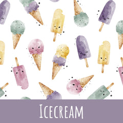 icecream Baumwolle 48cm Stoffrest 15,45€/m