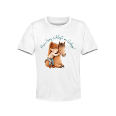 Kinder T-Shirt mein Herz schlägt im Galopp