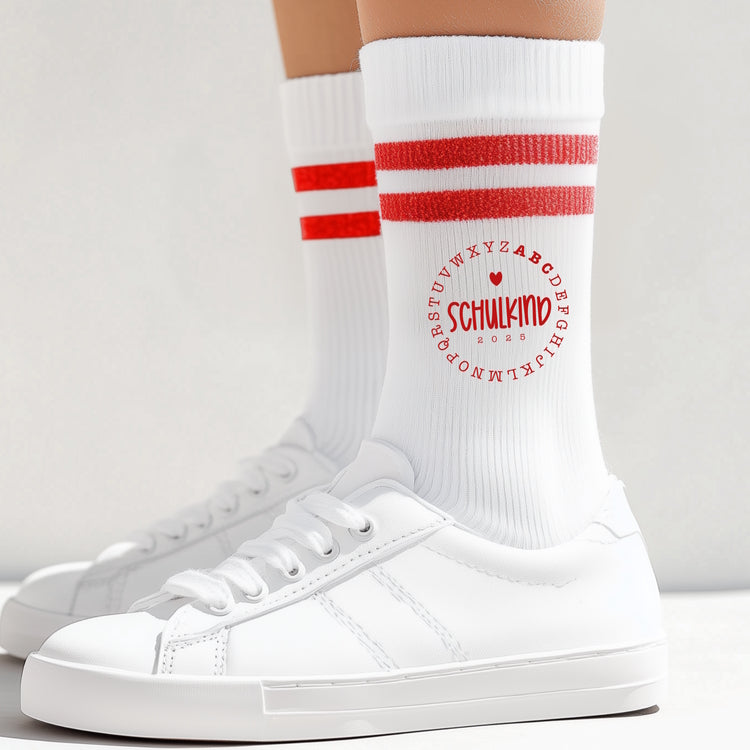 Schulkind Socken 012 - 5 verschiedene Farben