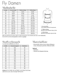 Papierschnittmuster Fly Damen