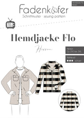 Papierschnittmuster Hemdjacke Flo Herren