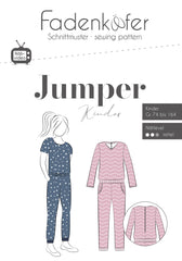 Papierschnittmuster Jumper Kinder