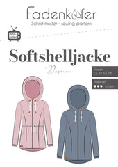 Papierschnittmuster Softshelljacke Damen