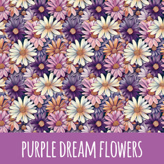 purple dream flowers Vorbestellung (Stoffart wählbar)