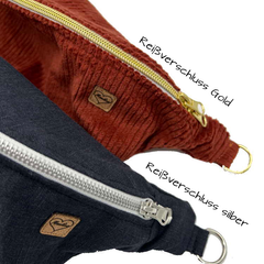 Nähset DIY Bauchtasche ohne Schnittmuster