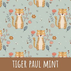 Tiger Paul mint Bio Jersey 30cm Stoffrest 18,1€/m