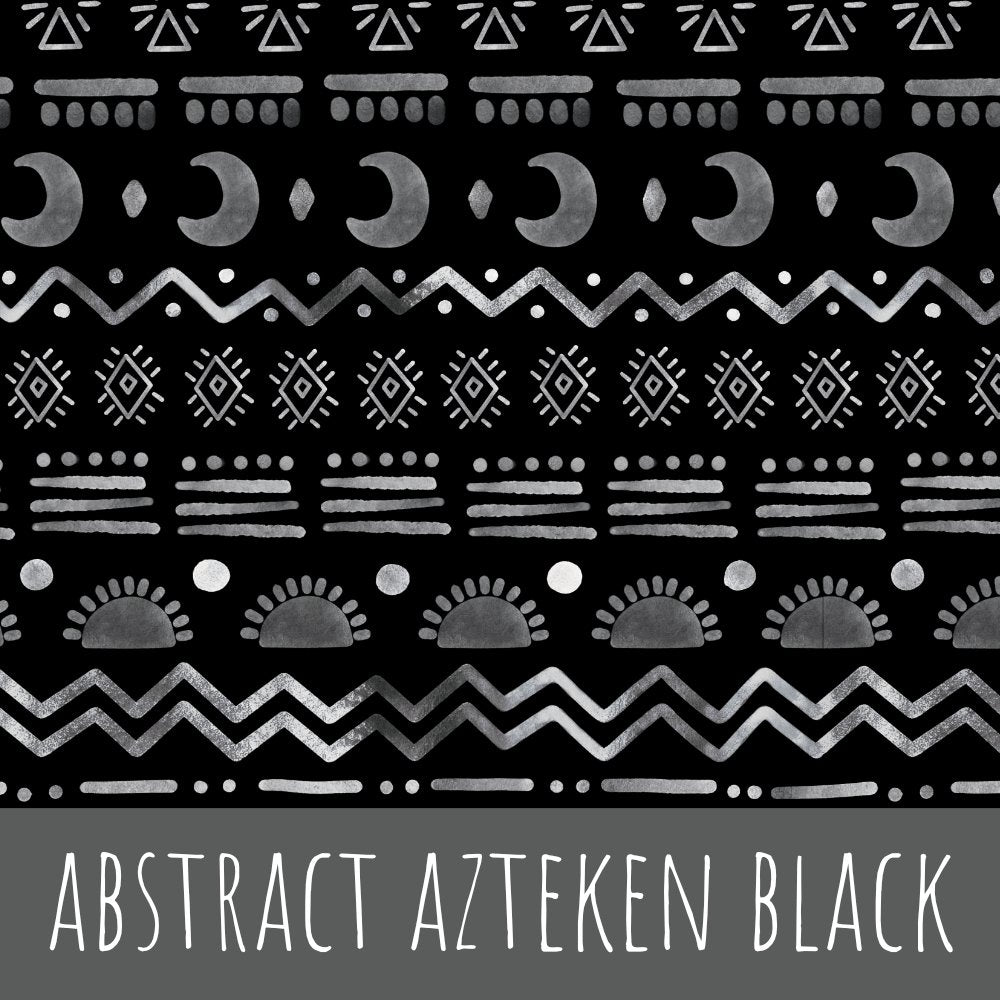 Abstract Aztecen black Vorbestellung (Stoffart wählbar) - Mamikes