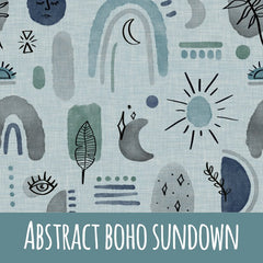 Abstract boho sundown Baumwolle - Mamikes