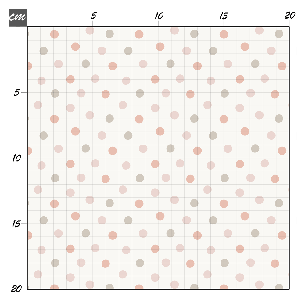 Aquarell dots Baumwolle