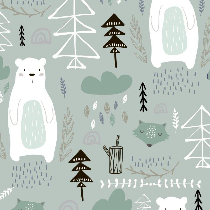Wald Bär mint Bio Jersey