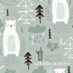 Wald Bär mint Bio Jersey