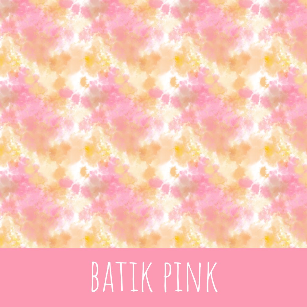 Batik pink Baumwolle
