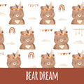 Bear dream Baumwolle