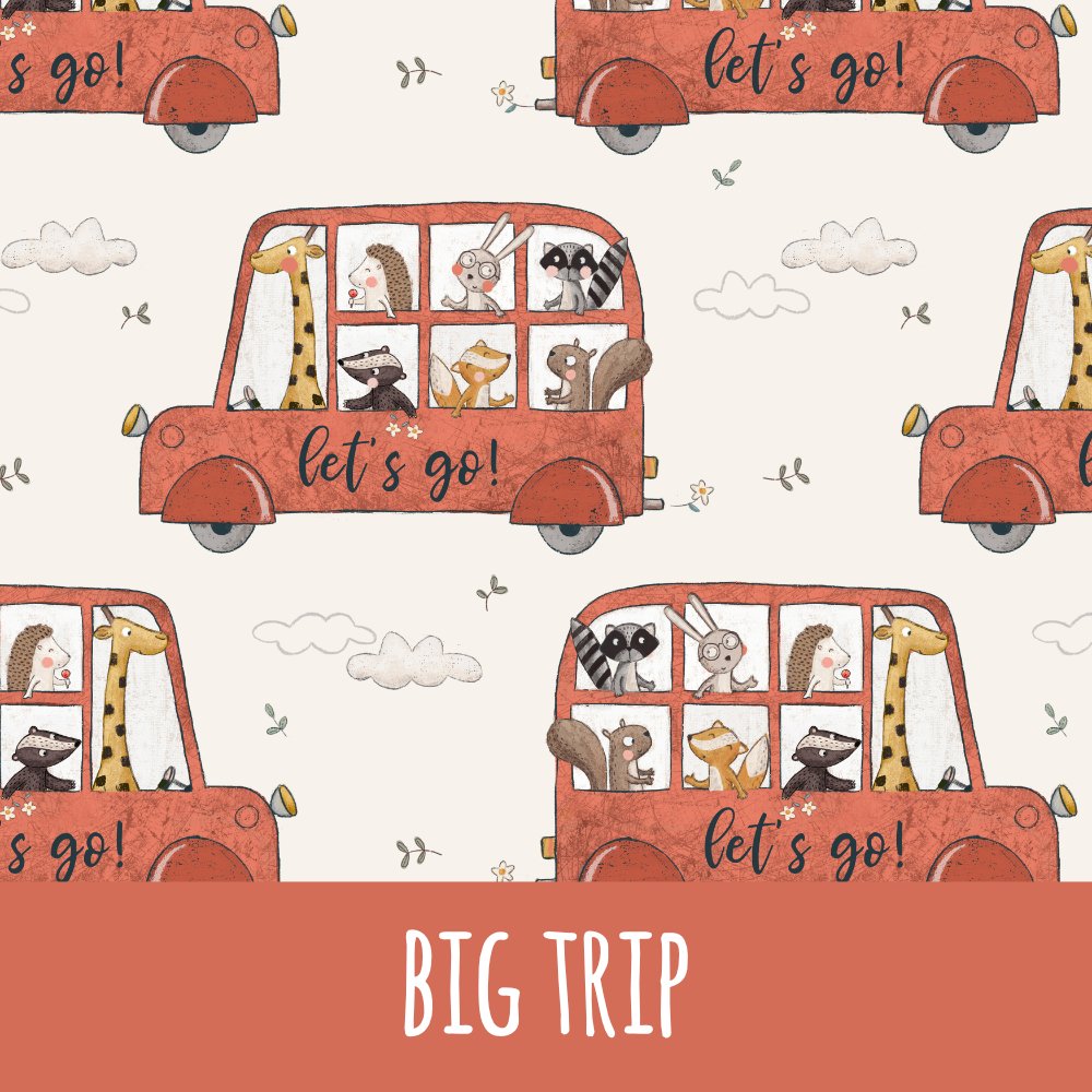 Big trip Vorbestellung (Stoffart wählbar) - Mamikes