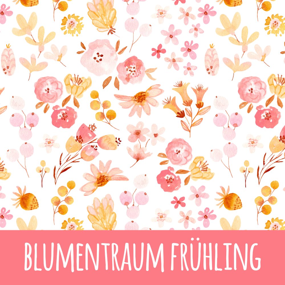 Blumentraum Frühling Vorbestellung (Stoffart wählbar) - Mamikes