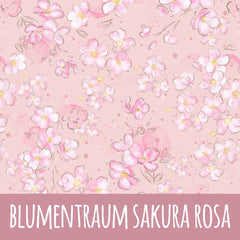 Blumentraum sakura rosa Baumwolle - Mamikes