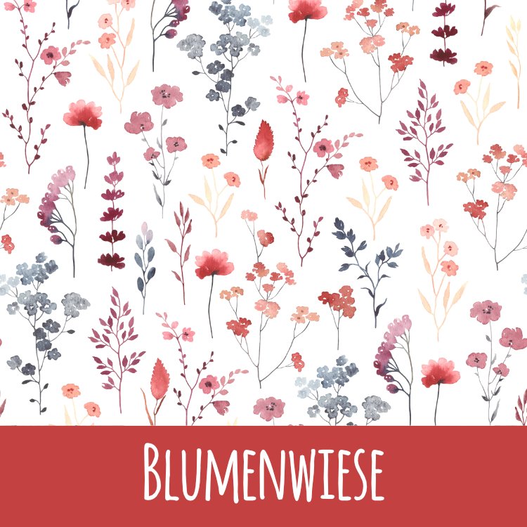 Blumenwiese Musselin - Mamikes