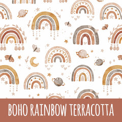 Boho rainbow terracotta Musselin - Mamikes