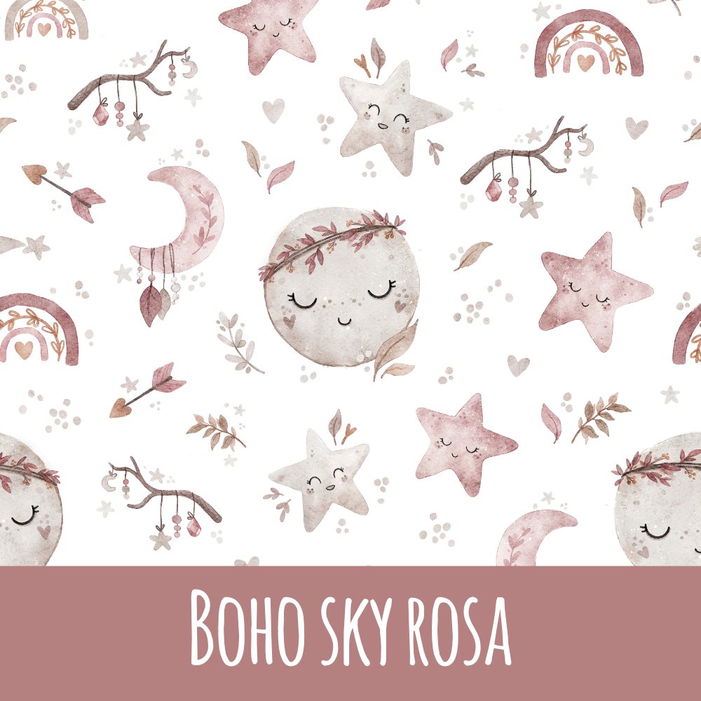 Boho sky rosa Bio Sommersweat - Mamikes