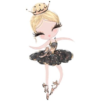 Bügelbild Ballerina 4 - BB004 - Mamikes