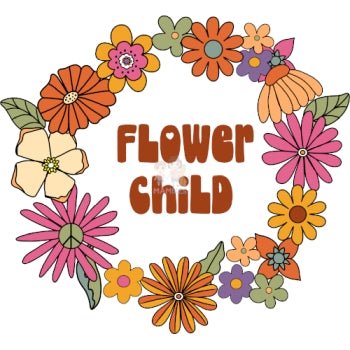 Bügelbild flower child - BB272 - Mamikes