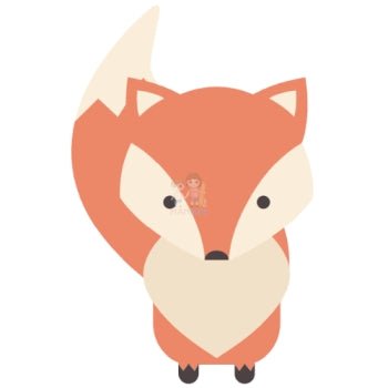 Bügelbild Fuchs 10 - BB169 - Mamikes