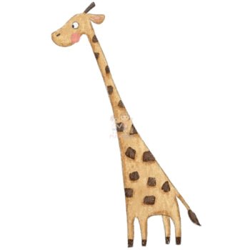 Bügelbild Giraffe - BB171 - Mamikes