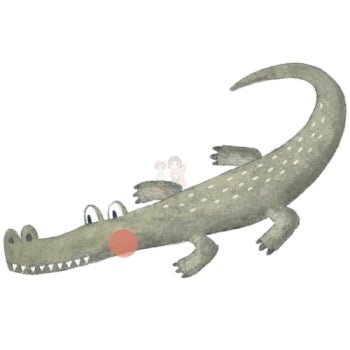 Bügelbild Krokodil - BB159 - Mamikes