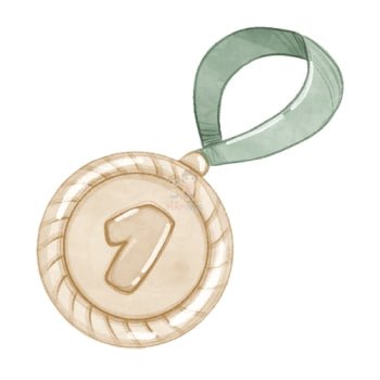 Bügelbild Medalie 02 - BB286 - Mamikes