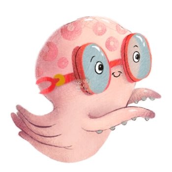 Bügelbild Octopus - BB259 - Mamikes