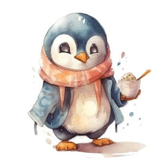 Bügelbild Pinguin 2 - BB436 - Mamikes