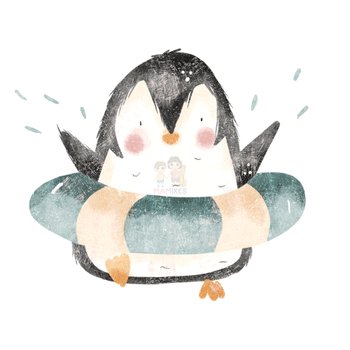Bügelbild Pinguin 6 - BB589 - Mamikes