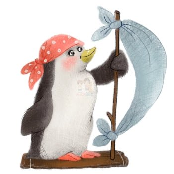 Bügelbild Pinguin - BB253 - Mamikes