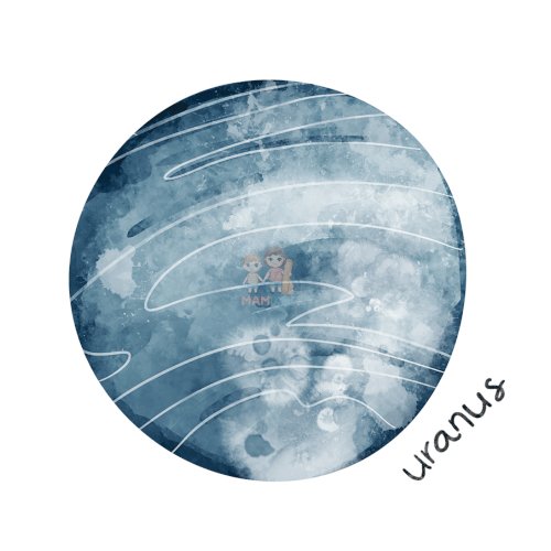 Bügelbild Planet Uranus - BB567 - Mamikes