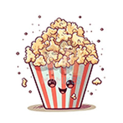 Bügelbild Popcorn 1 - BB472 - Mamikes