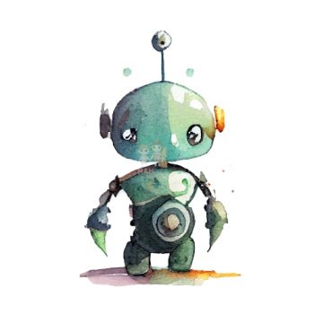 Bügelbild Roboter 10 - BB446 - Mamikes